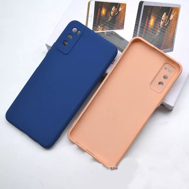 Phone Case Liquid Silicone Soft Solid Color For VIVO IQOO Y30 Y11S Z1X U3X Z3 U5