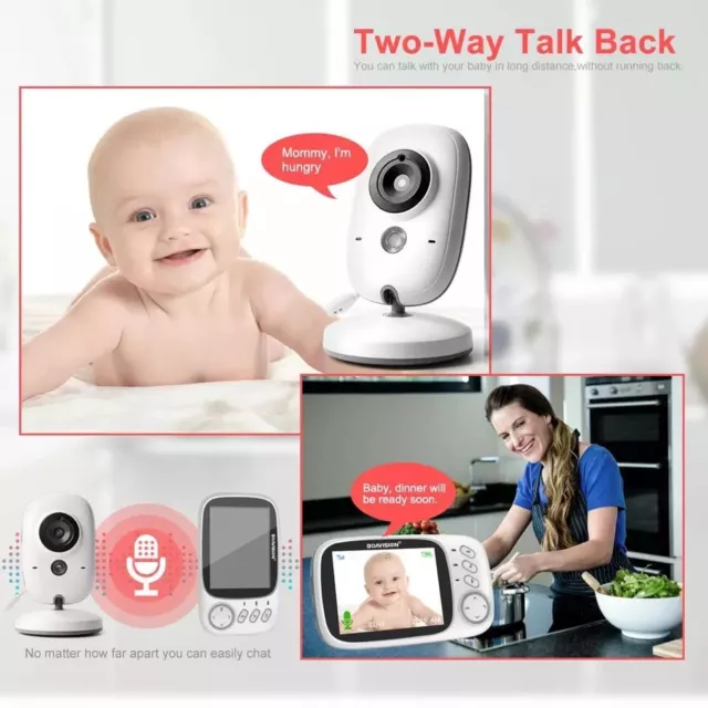 Video Baby Monitor VB603 Wireless Night Vision Security Camara Two Way Talk