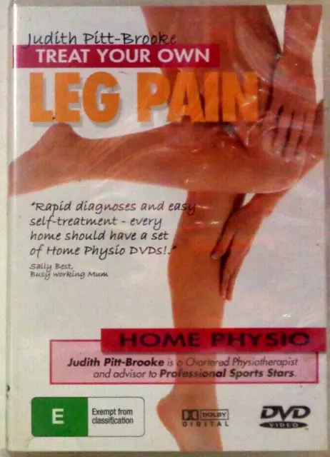 Treat Your Own Leg Pain Brand New Sealed DVD Judith Pitt-Brooke All Region