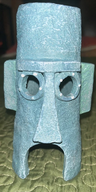 Spongebob Aquarium Ornament Squidward House Fish Tank Hide Cave 6 Inch Decor