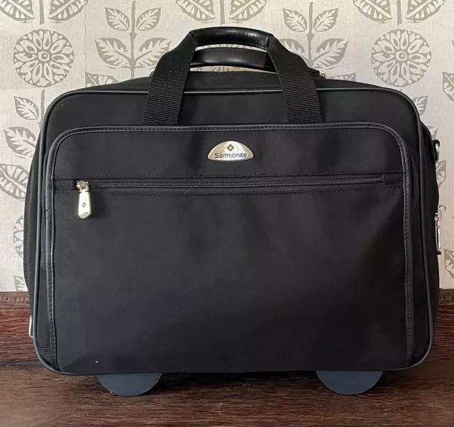 Samsonite Wheeled Office Briefcase Laptop & File Storage, Carry-on Upright