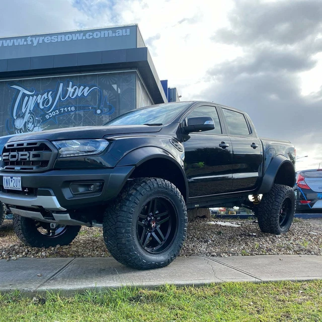 FORD RANGER RAPTOR Wheels 20 Inch Gloss Black Rims HARTES METAL SAVAGE EUR 435,34 PicClick FR