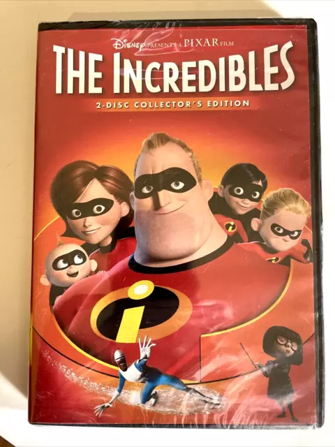 The Incredibles / Disney Pixar / 2 Disc Collector's Edition DVD Set / NEW Sealed