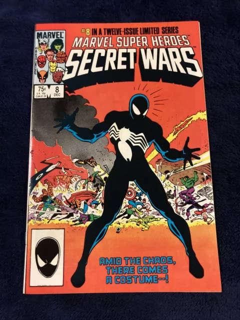 MARVEL SUPER HEROES SECRET WARS #8 ~Origin of alien symbiote.Key 🔑 Higher grade