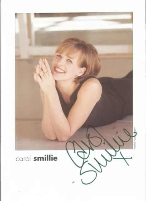 Carol Smillie Autographed Photo Scottish British Tv Presenter Model 7 99 Picclick