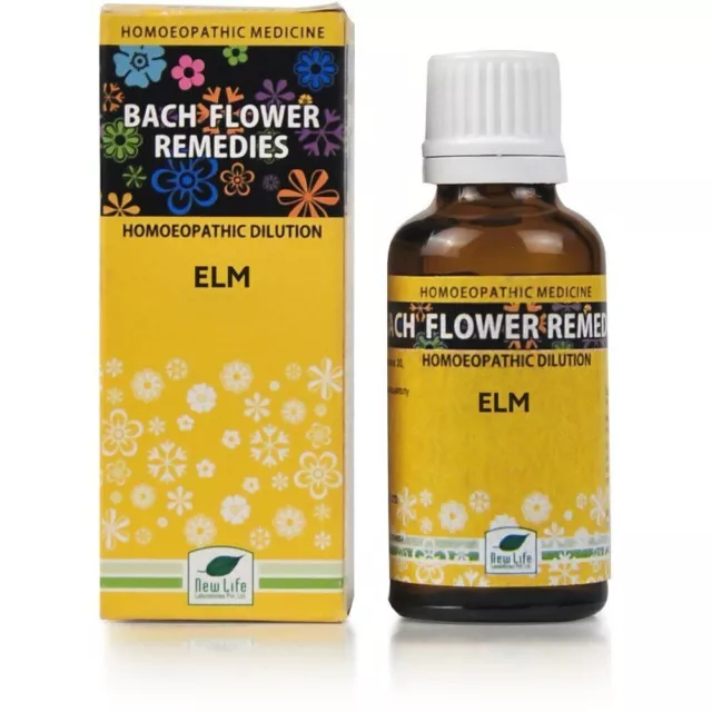 Fleur de Bach New Life Orme (30ml) : Réduit la dépression, le stress (pack...