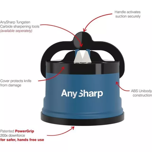 AnySharp - Classic Knife Sharpener Blue 3