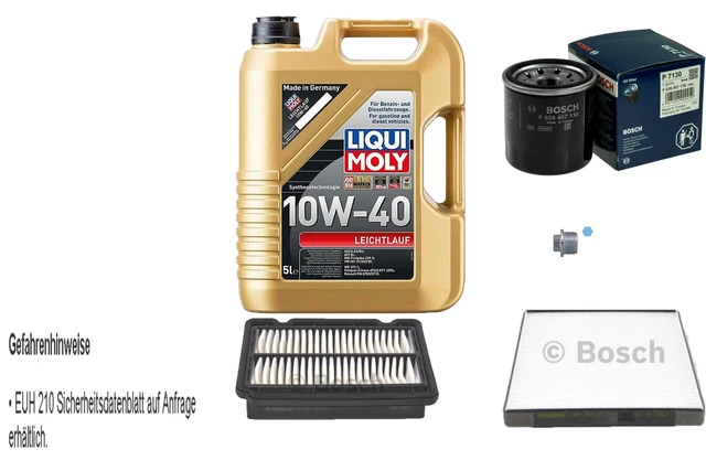Liqui Moly Inspection Kit For BMW 3 Series E36 316i/316g – 5L 10W-40 Oil, Filters – Oil, Air, Fuel