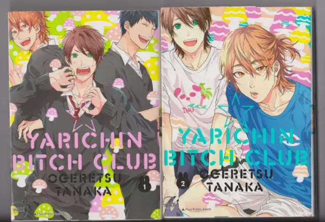 YARICHIN BITCH CLUB tomes 1 et 2 Tanaka Boy's love yaoi manga français