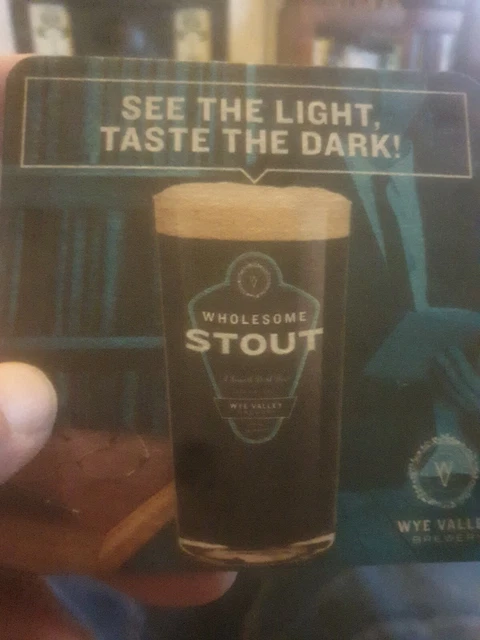 Wye Valley - Wholesome Stout   - Beer Mat
