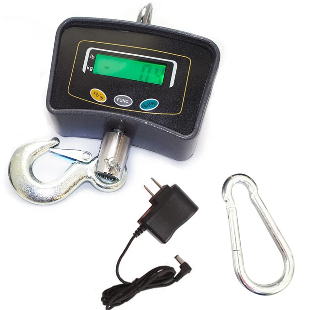 500KG 2200LBS Precision Digital Crane Scale Heavy Duty Hanging Scale Crane LCD