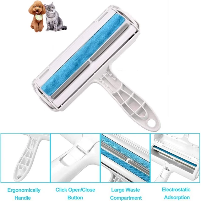Dog Cat Fur Lint Remover Roller from Furniture Pet Hair Remover Brush Reusable