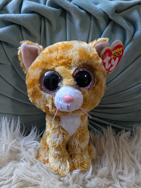 NEW TY BEANIE Boo Tabitha Cat Inch Retired Original Toy Plush