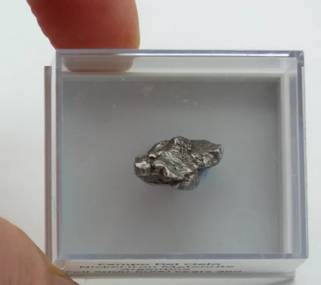 Meteorite Fragment 2.8 gm Campo del Cielo Argentina  Iron Nickel Collectors Box 2