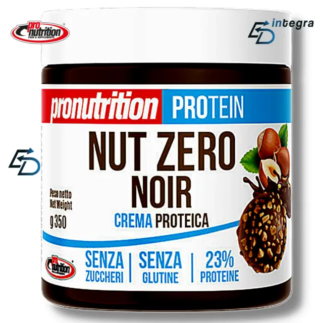 PRO NUTRITION Nut Zero Noir 350g Crema Proteica alle Nocciole Senza Zuccheri