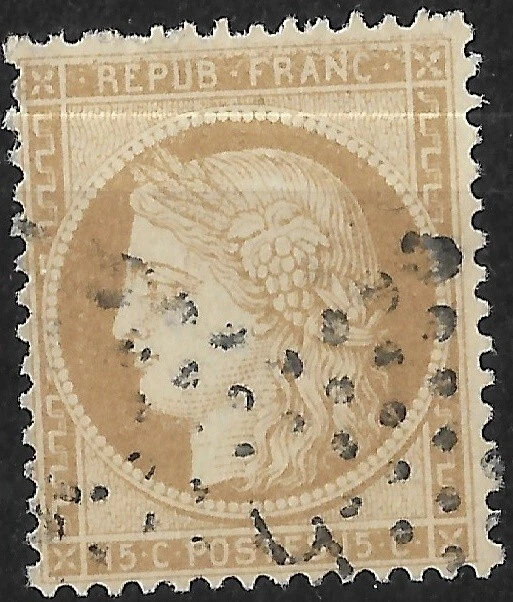 TIMBRE FRANCE CLASSIQUE Avant 1900/ N°88 de 1877 CERES Oblitéré EUR 1