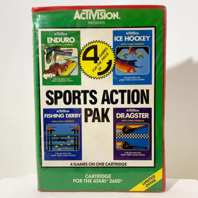 ATARI 2600 ACTIVISION Sports Action pack 4 games in one boxed Australian  PAL $34.95 - PicClick AU