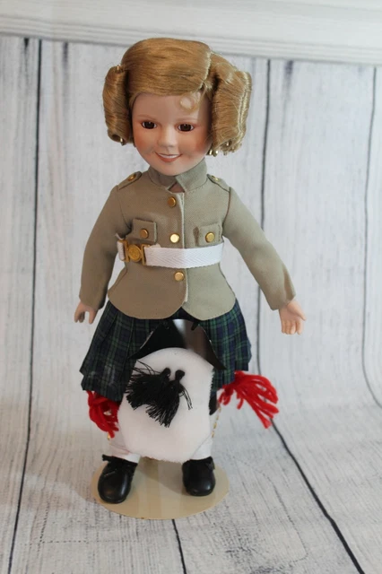 Vtg Shirley Temple Movie Classics Wee Willie Winkie Porcelain Doll Danbury Mint