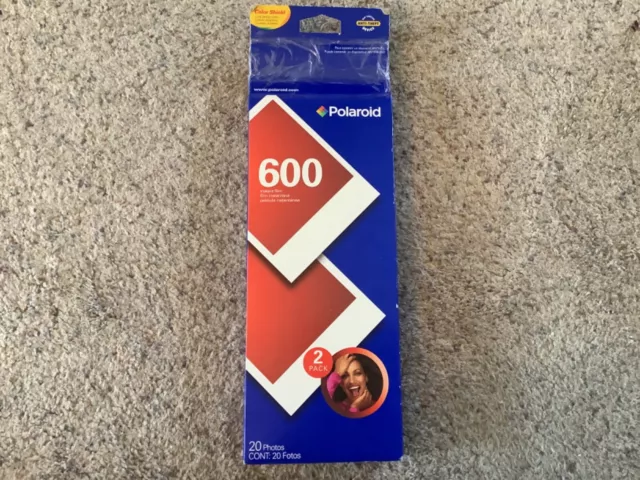 Polaroid Color 600 Instant Film- (1) 20 Pack Photos-New Old Stock-Expired 2006