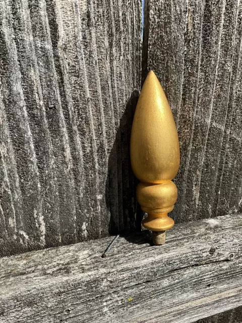 american gilded bango clock finial