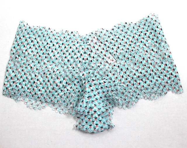 Victoria's Secret The Crochet Lace Sexy Shortie Panty Size L Multicolor