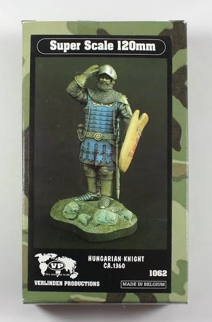 Figurine Medioevale Anglaise à Pied (Agincourt) - Verlinden Production - Échelle 120 Mm - Neuf - Réf. V1313
