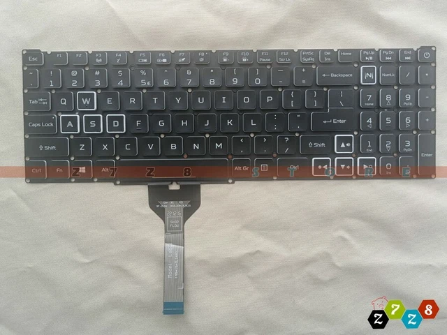 NEW FOR ACER Nitro 5 N20C3 N20C2 AN517-55 AN517-57 Keyboard RGB ...