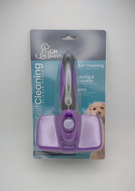 GM Pet Supplies Self Cleaning Slicker Brush | This is The Best Dog and Cat...