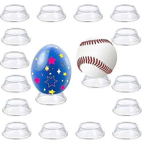 16 Pack Baseball stand ,Easter Eggs Stand ,Reversible Sphere Stand,Cone Displ...