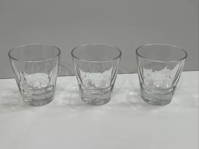 Set Of 3 Buchanans Scotland Scotch Whiskey Cocktail Heavy Rock Glasses Barware