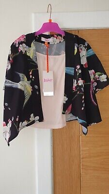 New with Tag Ted Baker Girls Aop Kimono & Cami Age 6 years