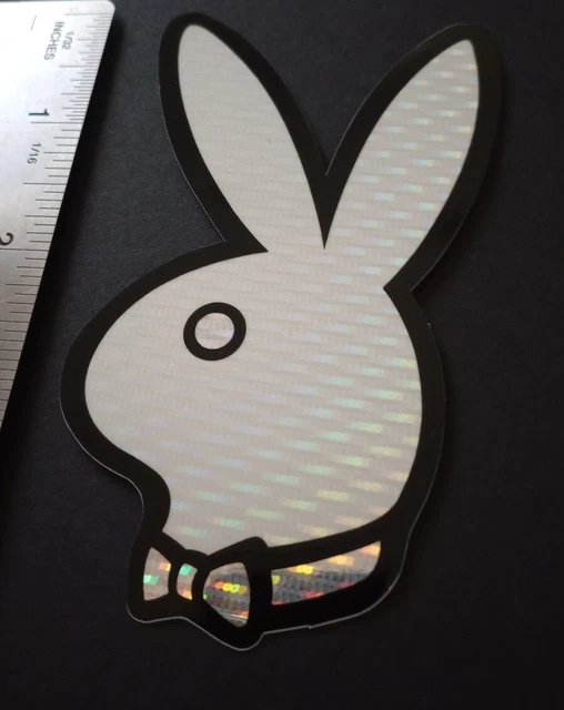 VINTAGE STICKERS PLAYBOY BUNNY Prism Vending Machine Sticker DIE CUT