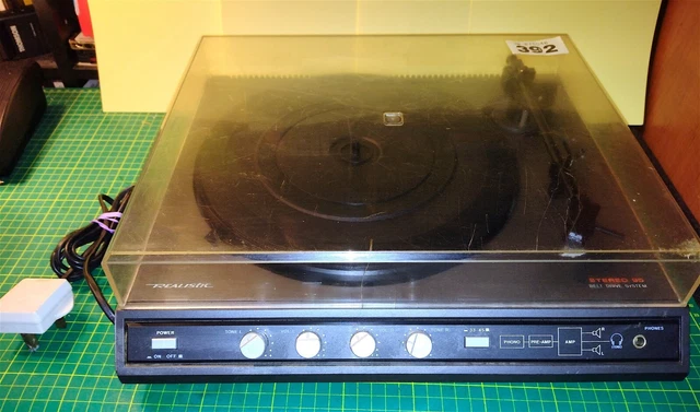 REALISTIC (TANDY) STEREO 95 - Record Player Turntable - FAULTY, SPARES ...