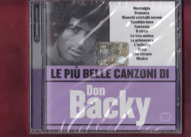 Don Backy - Le Piu Belle Canzoni  Cd Nuovo Sigillato