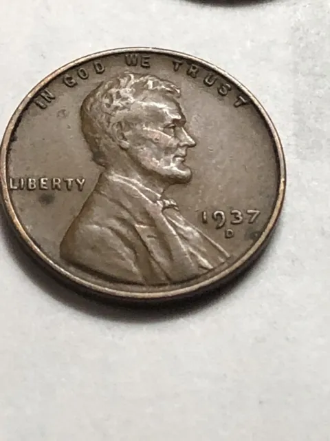 1937-D  LINCOLN WHEAT CENT Circulated Great Album Coin Lot 9