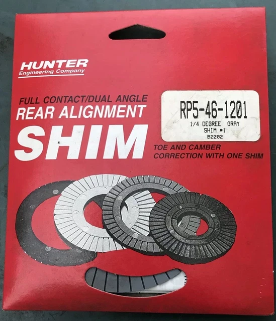 ALIGNMENT SHIMCAMBER/TOE SHIM Rear HUNTER RP5461201 Full contact