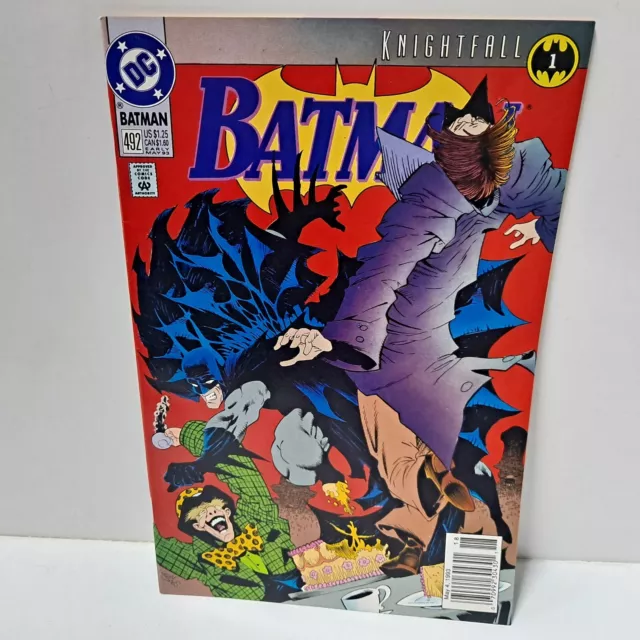 Batman #492 DC Comics May 93 VF/NM Newsstand Issue HTF