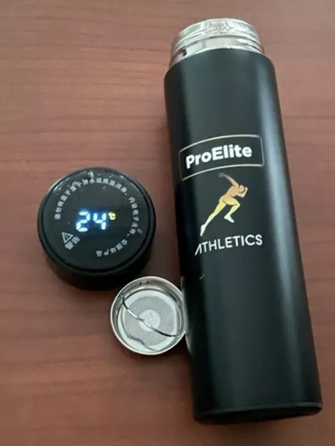 16 oz Vacuum Sealed Steel Thermos Insulated Coffee /  Tea Travel Mug LED Display