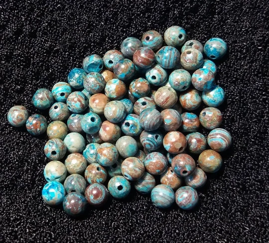 Agate crasy lace pendentif pierre fine 4mm lot gemme multicolore