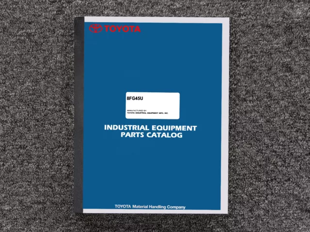 Toyota Forklift 8FG45U Parts Catalog Manual