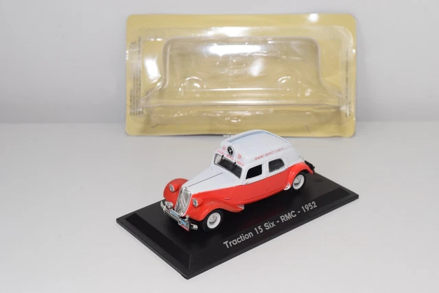 A68 1:43 IXO Altaya Atlas Citroen Traction 15 Six Rmc Radio Monte Carlo ...