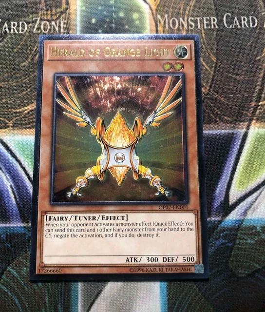 Yu-Gi-Oh! Herald Of Orange Light - Super Rare OP20-EN005 (Near Mint/Lightly Played)