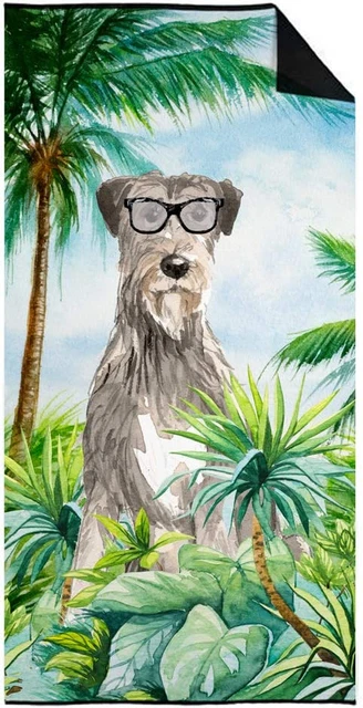 CK3012TWL3060 Irish Wolfhound Premium Beach Towel, Oversized - Towel for Beach,