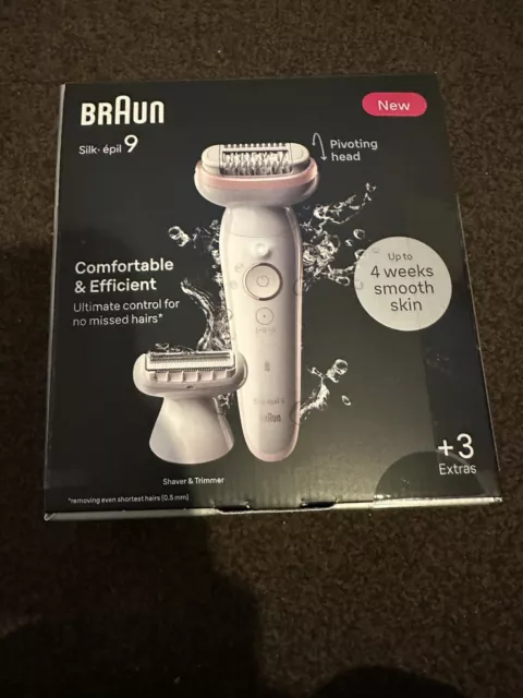 Braun silk epil 9 epilator brand new sealed