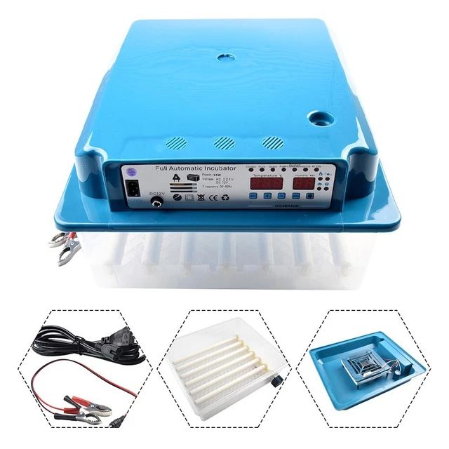 Éclocheuse entièrement automatique pour 36 œufs de volaille additif eau exter
