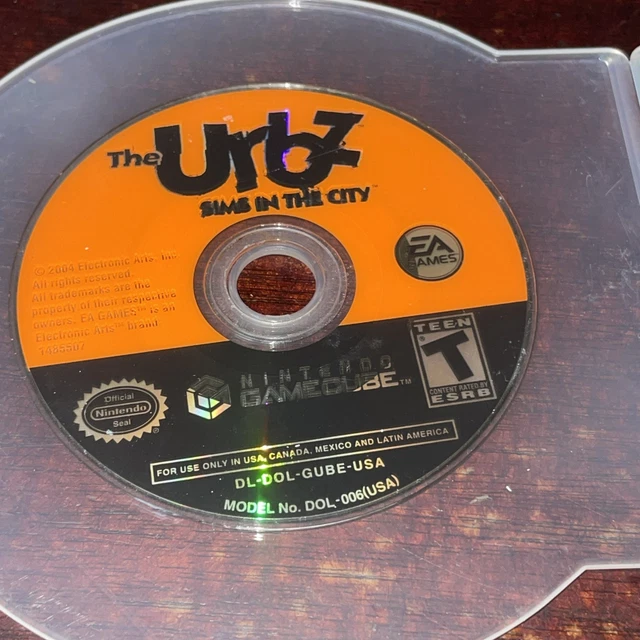 THE URBZ: SIMS in the City Nintendo GameCube Game Disc only