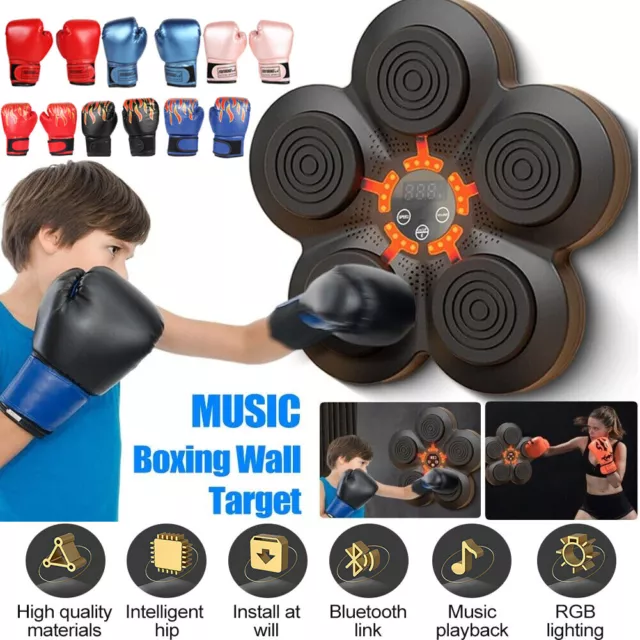 Boxing Training Target Wall Mount Bluetooth Music Indoor React Exercise Machine