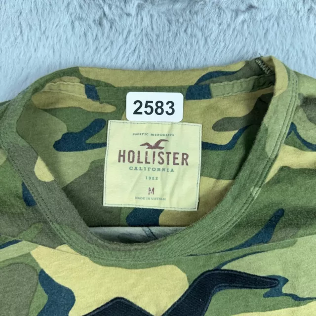 HOLLISTER SHIRT MENS Medium Camouflage Short Sleeve Pull Over $29.99 ...