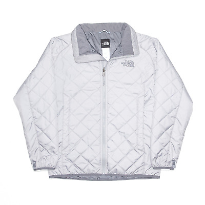 THE NORTH FACE Grey Quilted Jacket Girls L