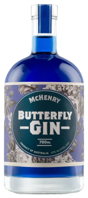 McHenry Distillery Butterfly Gin 700ml Each